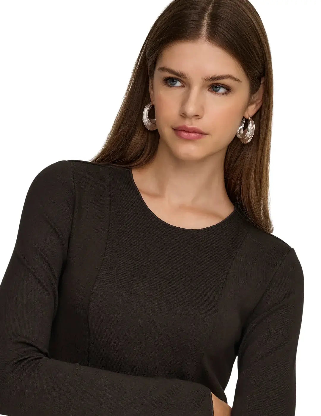 Vestido Corto ONLY Kenya Marrón | Bicos de Fío