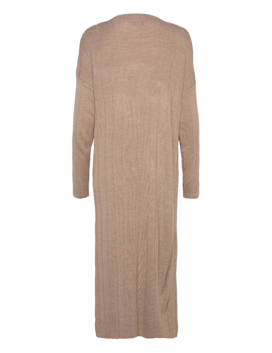 Vestido Punto Only Onltess Beige | Bicos de Fío