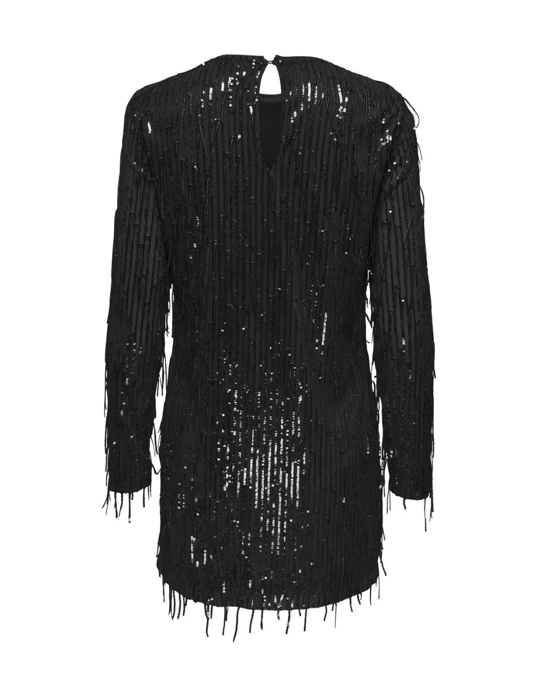 Vestido Fiesta ONLY Anika Negro | Bicos de Fío