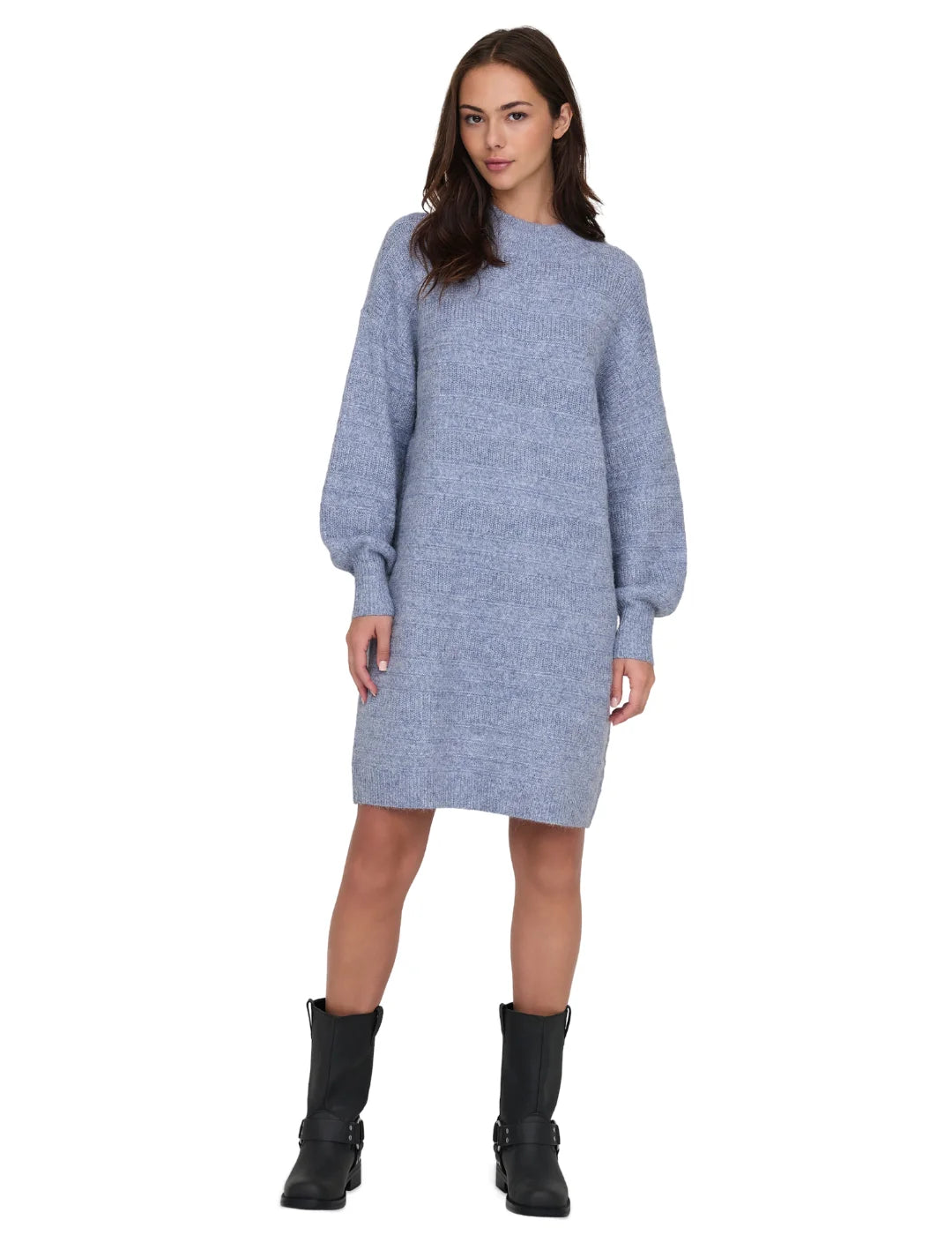 Vestido Lana Only Onlselesta Azul | Bicos de Fío