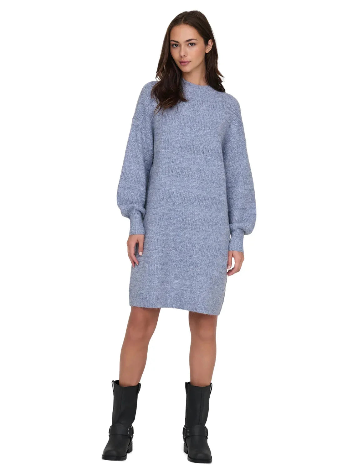 Vestido Lana Only Onlselesta Azul | Bicos de Fío