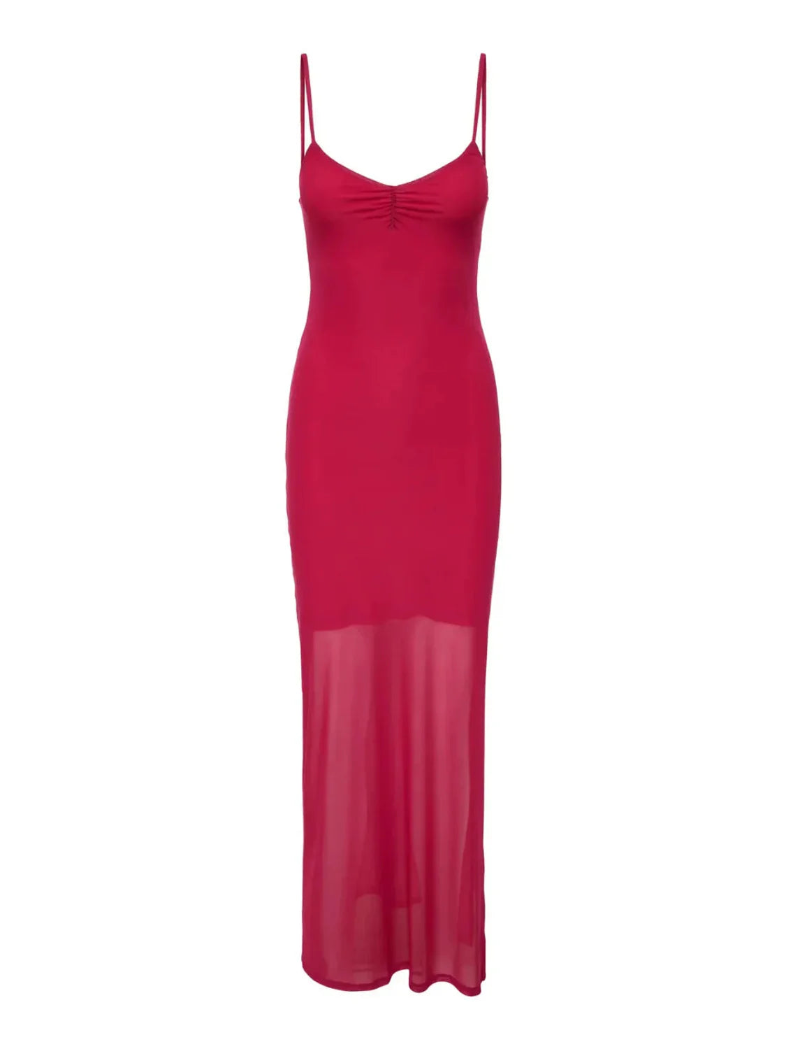 Vestido Largo ONLY Magda Sangria | Bicos de Fío