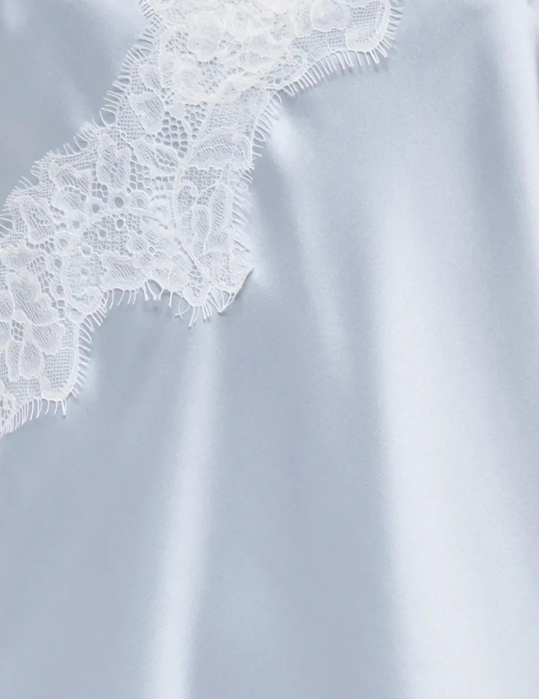 Vestido Corto Lencero ONLY Bella Azul | Bicos de Fío