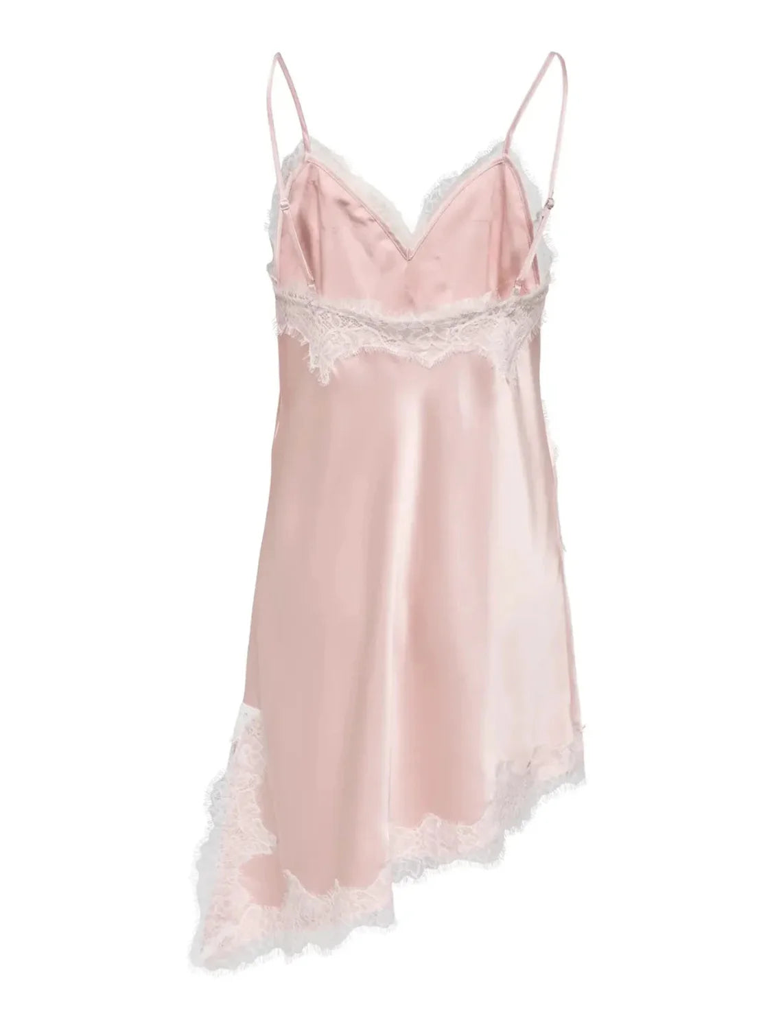 Vestido Corto Lencero ONLY Bella Rosa | Bicos de Fío