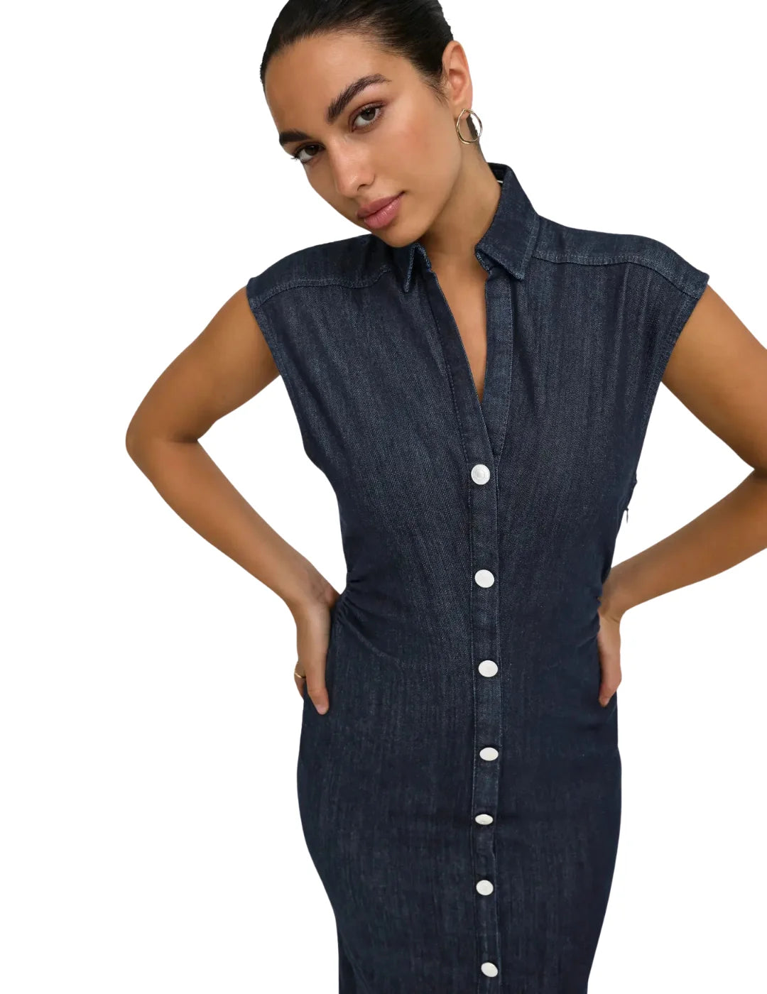 Vestido Midi Vaquero ONLY Babe Azul | Bicos de Fío