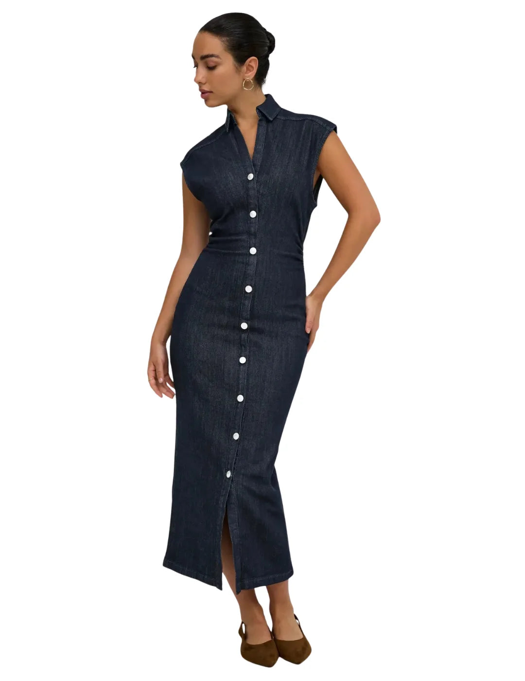 Vestido Midi Vaquero ONLY Babe Azul | Bicos de Fío