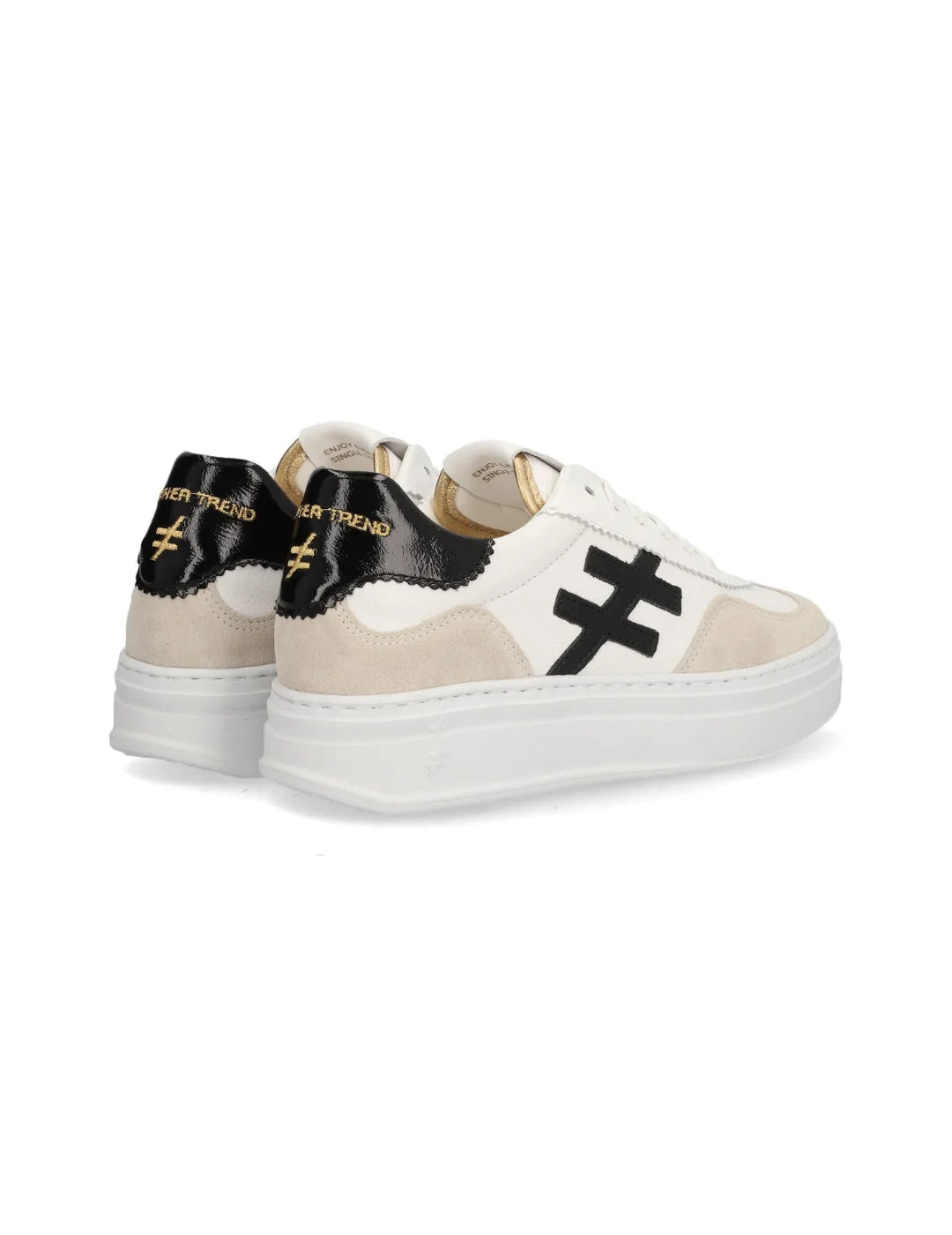 Zapatilla Doble Suela Another Trend Blanco - Bicos de Fío