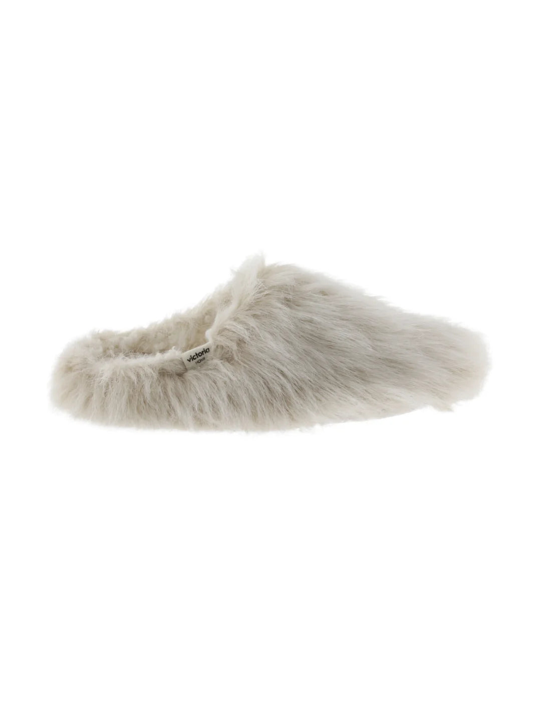 Zapatilla De Casa Victoria Norte Pelo Beige | Bicos de Fío