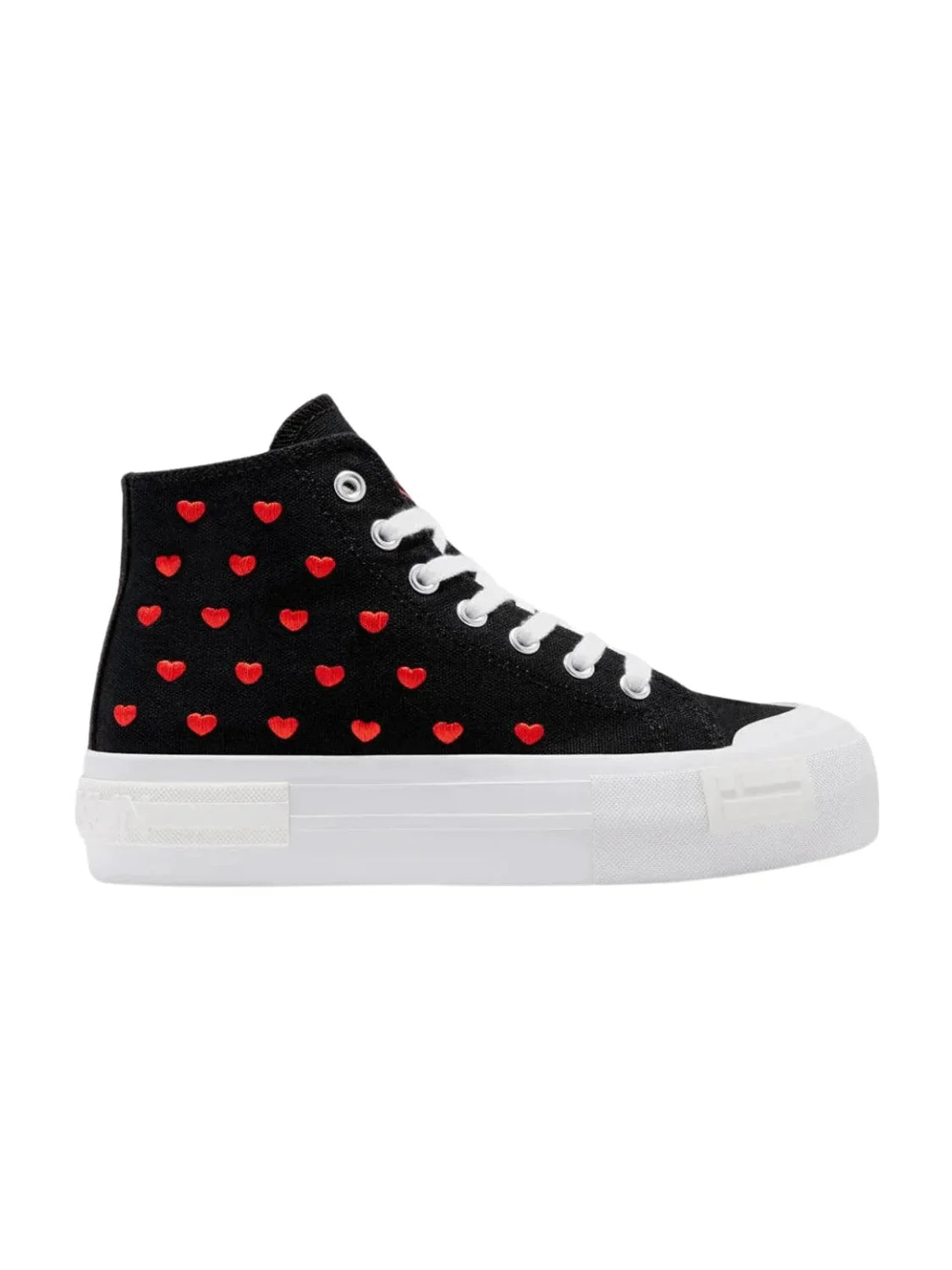 Zapatilla D.Franklin One Way From Heart Negro | Bicos de Fío