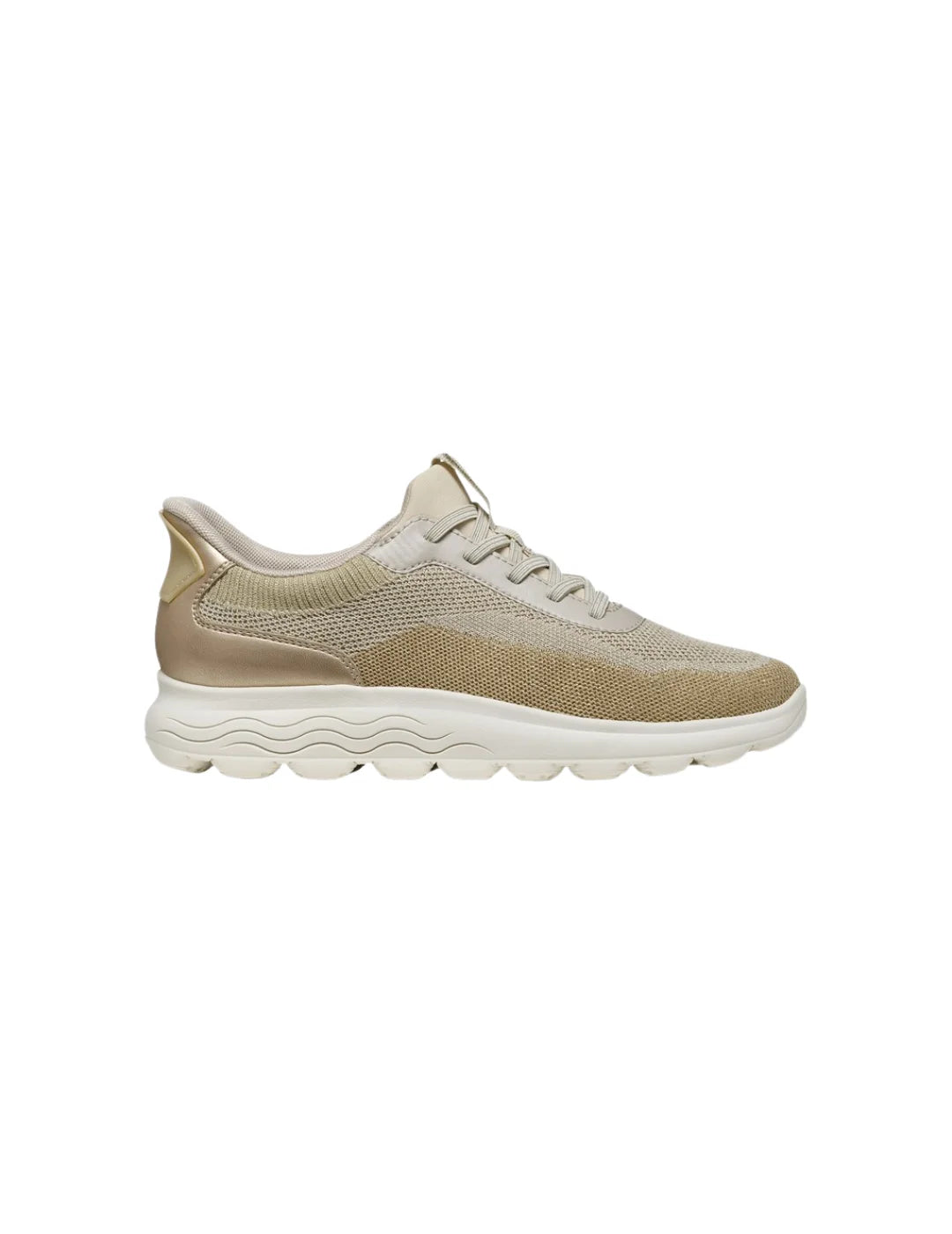 Zapatilla GEOX Spherica Plus Beige-Dorado | Bicos de Fío