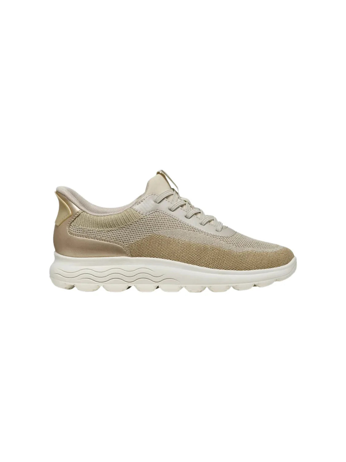 Zapatilla GEOX Spherica Plus Beige-Dorado | Bicos de Fío
