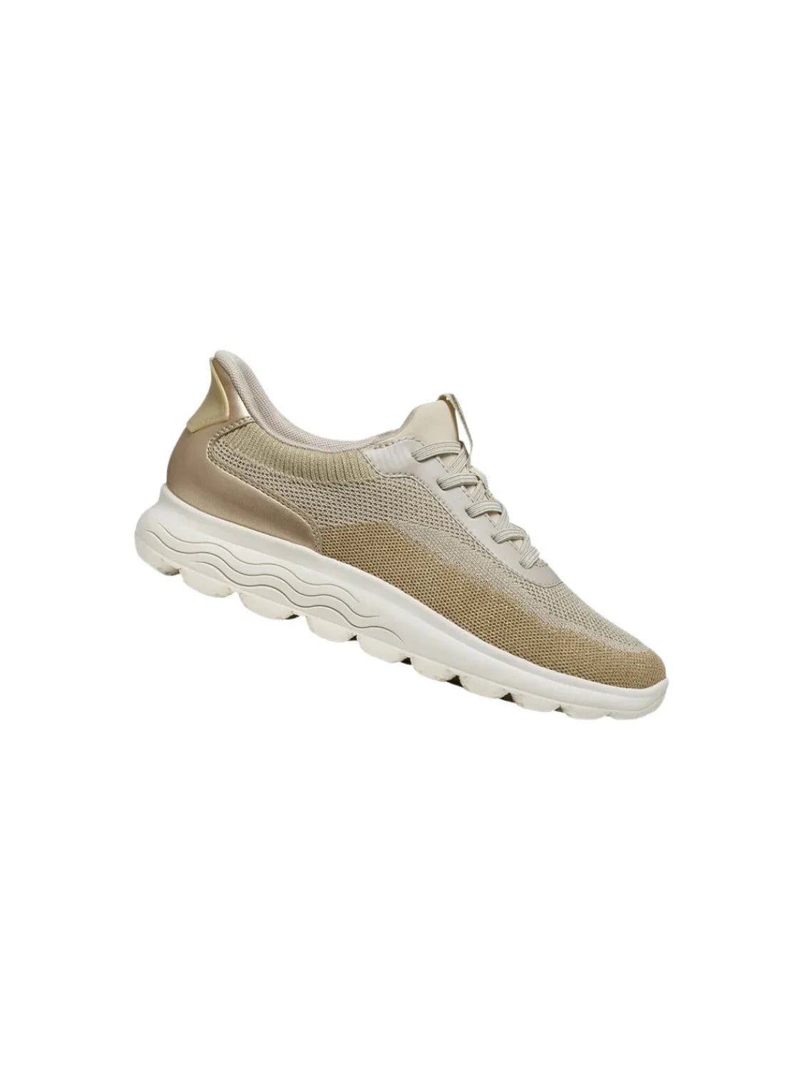 Zapatilla GEOX Spherica Plus Beige-Dorado | Bicos de Fío