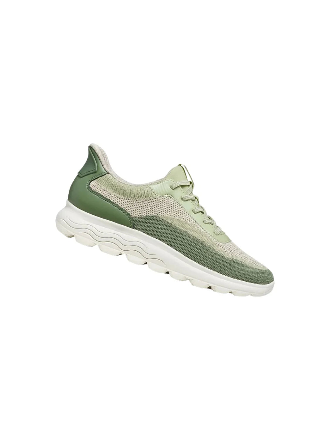 Zapatilla GEOX Spherica Plus Papyrus-Olive | Bicos de Fío