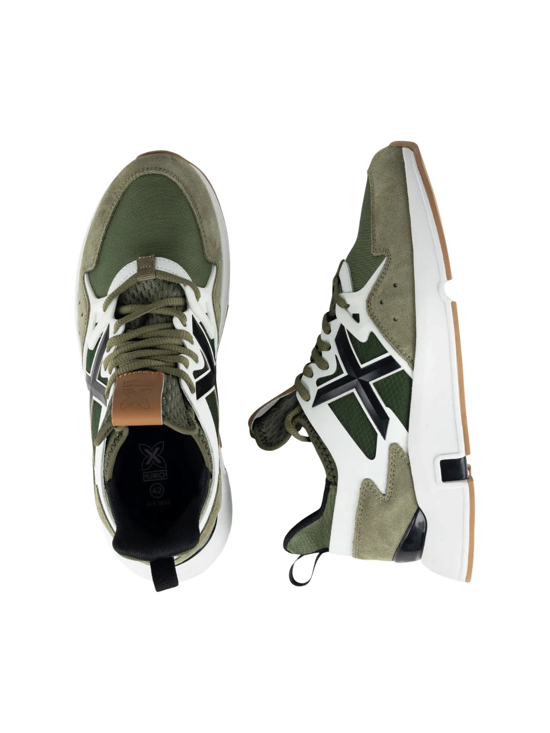 Zapatilla Munich Clik 111 Verde | Bicos de Fío