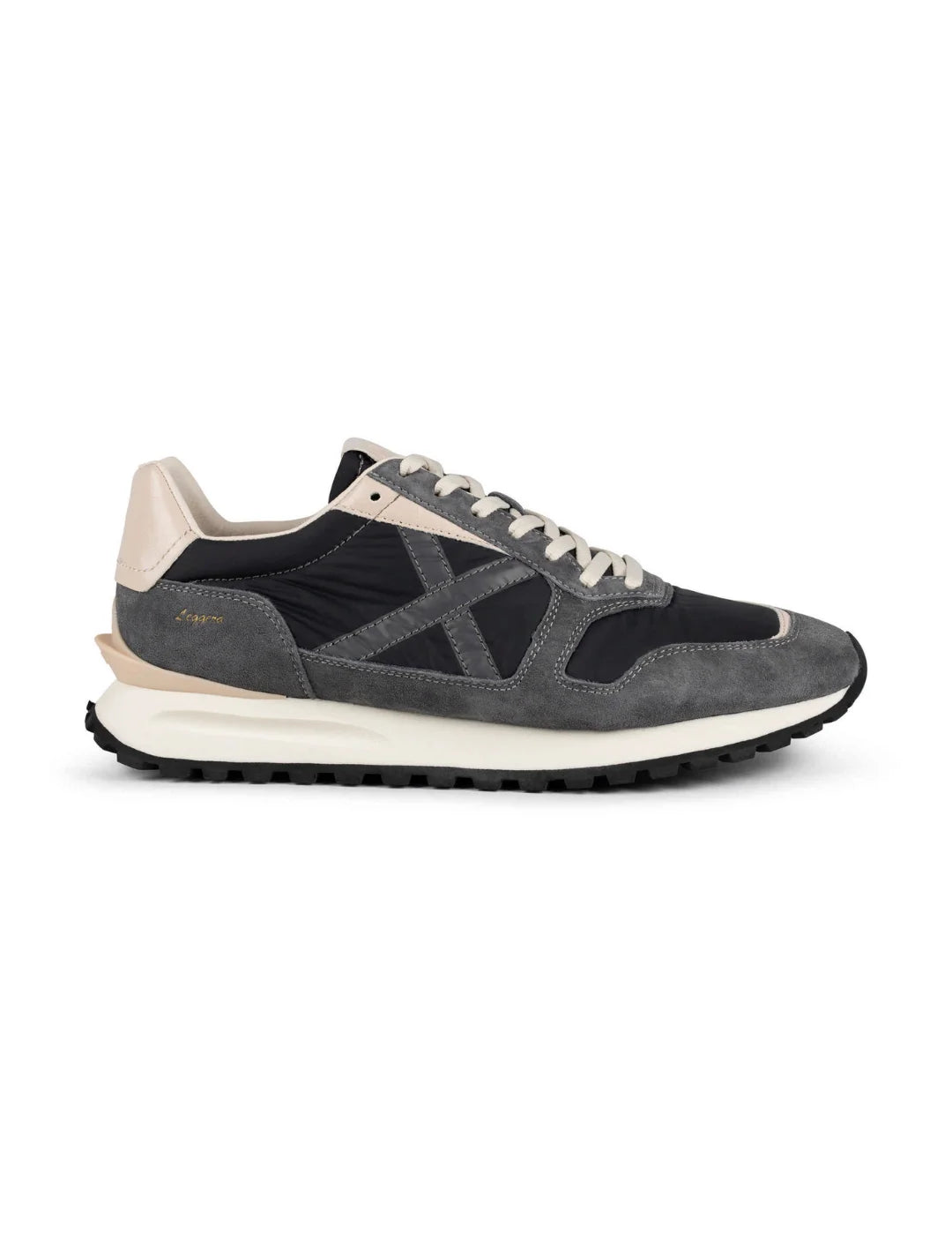Zapatilla Munich Leggera 04 Negro | Bicos de Fío