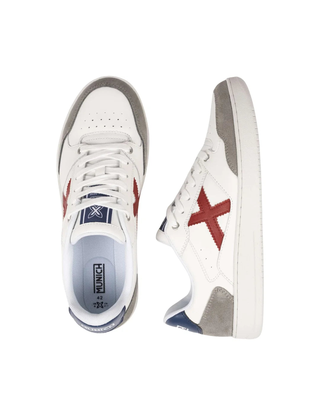 Zapatilla Munich Legit 117 Blanco | Bicos de Fío