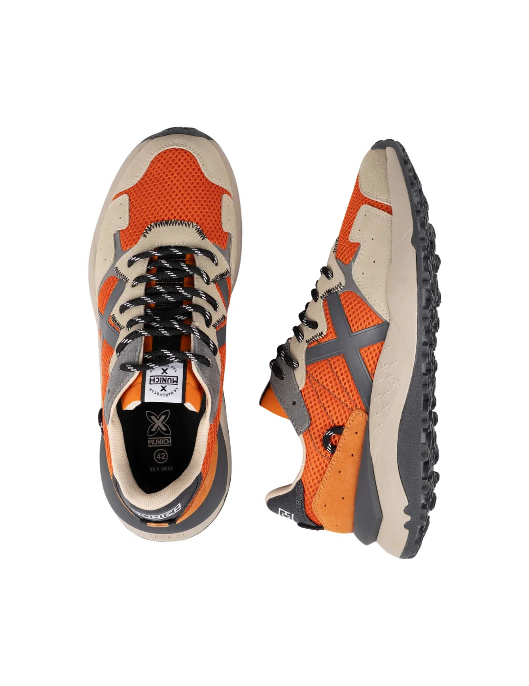 Zapatilla Munich Shibuya 34 Naranja | Bicos de Fío