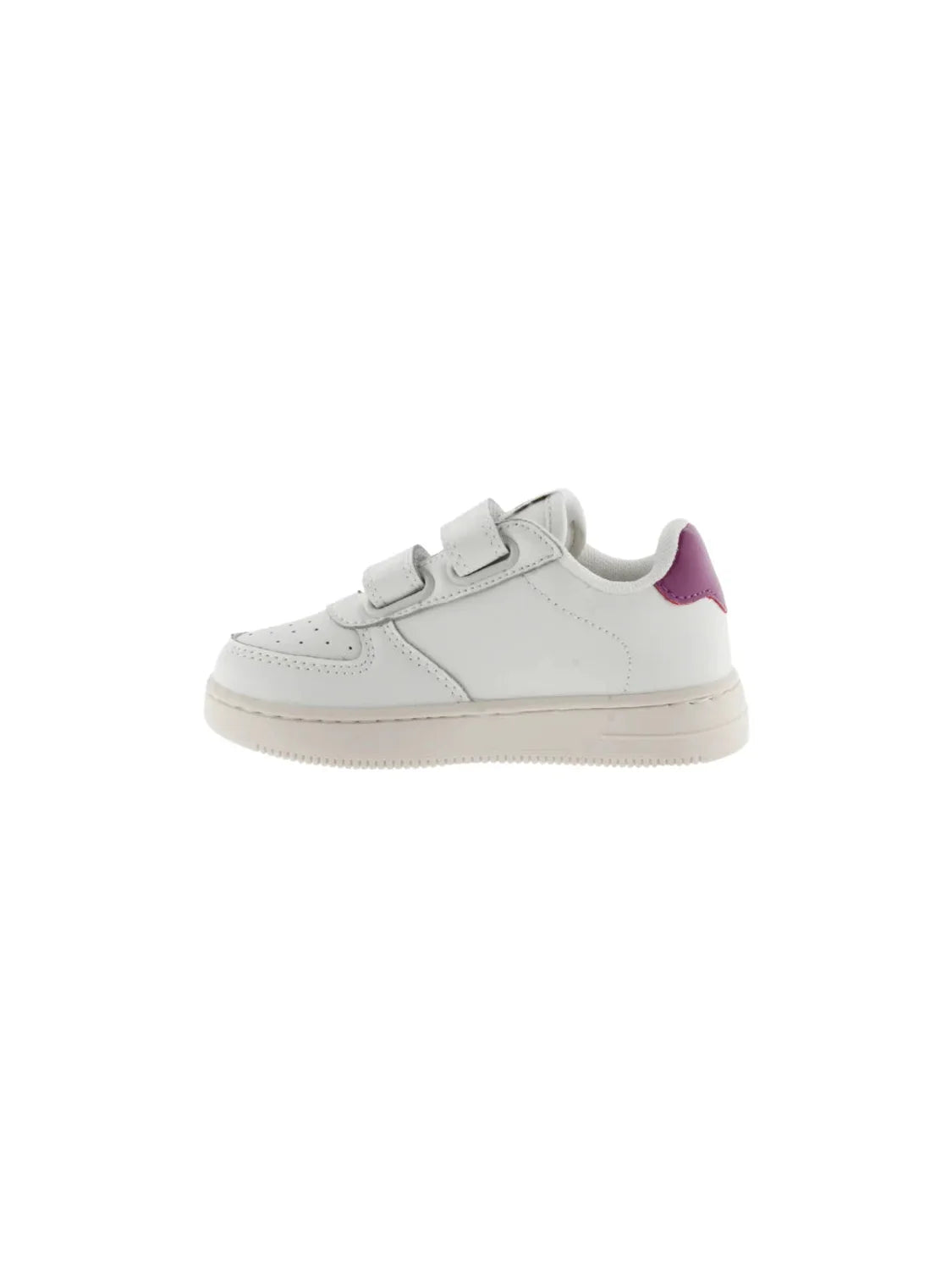 Zapatilla Niño Victoria Tiempo Contraste Rosa Blanco | Bicos de Fío