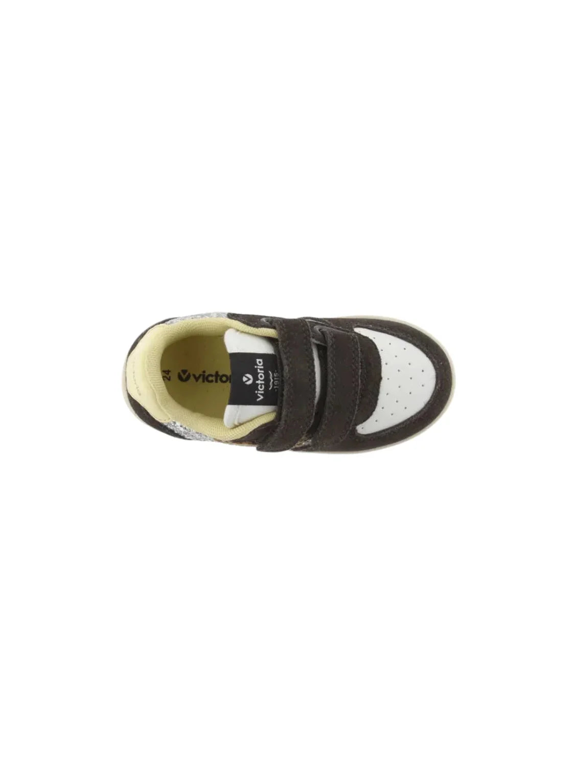 Zapatilla Victoria Tiempo Glitter Antracita | Bicos de Fío