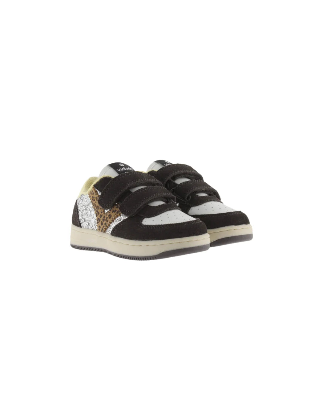 Zapatilla Victoria Tiempo Glitter Antracita | Bicos de Fío