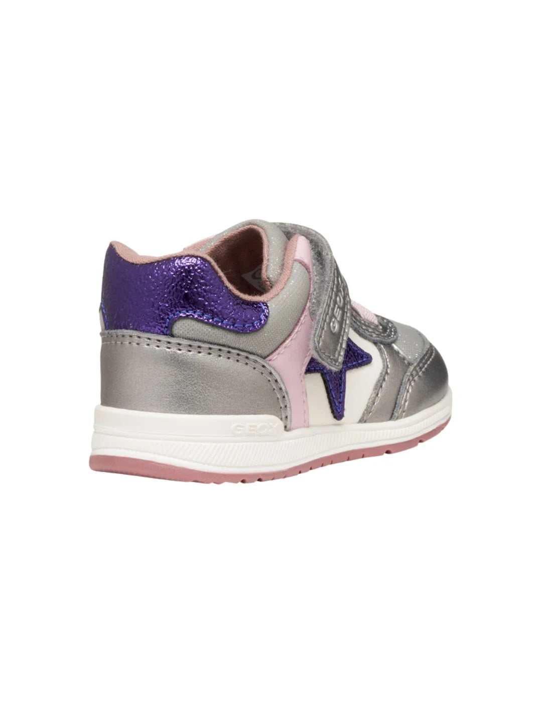 Zapatilla Primeros Pasos GEOX Rishon Plata | Bicos de Fío