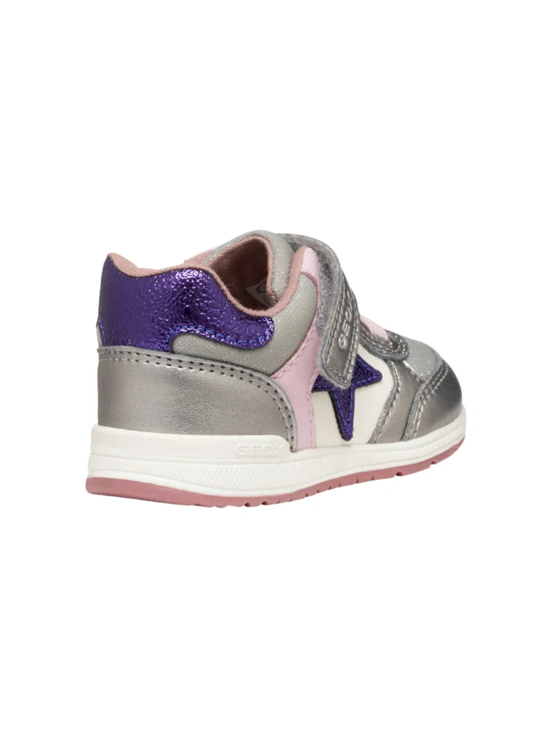 Zapatilla Primeros Pasos GEOX Rishon Plata | Bicos de Fío