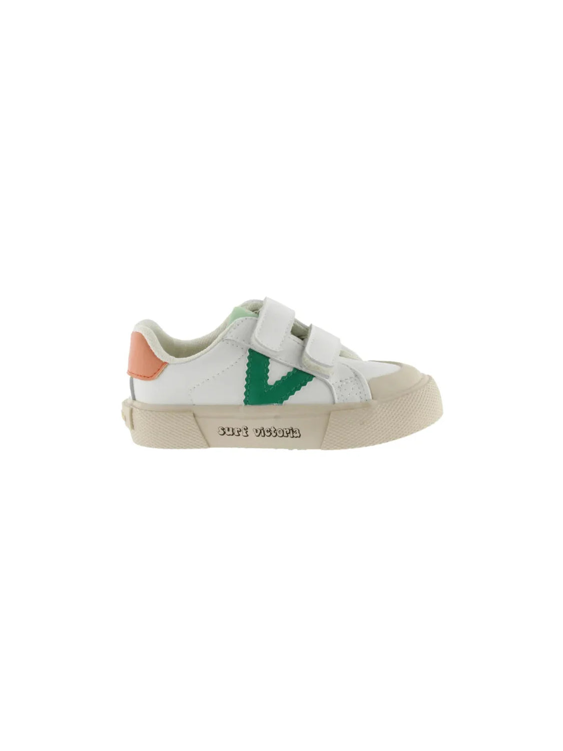 Zapatilla Victoria Tribu Basket Blanco-Verde | Bicos de Fío