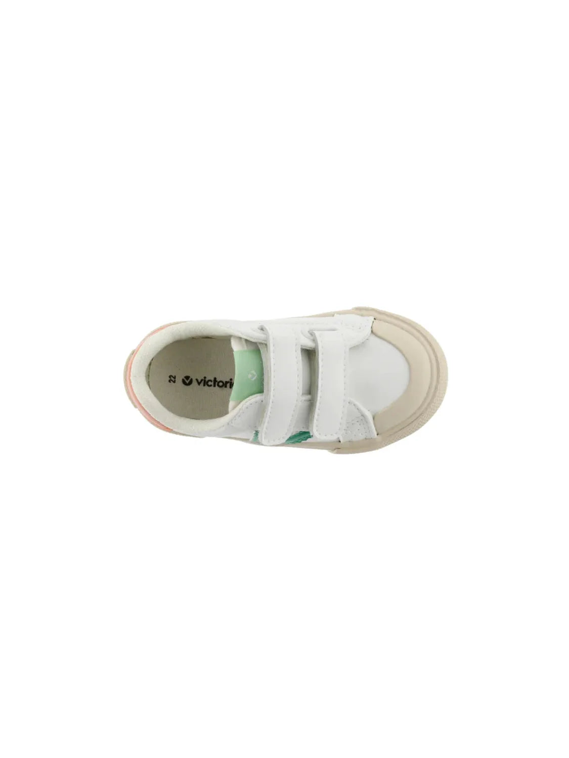 Zapatilla Victoria Tribu Basket Blanco-Verde | Bicos de Fío