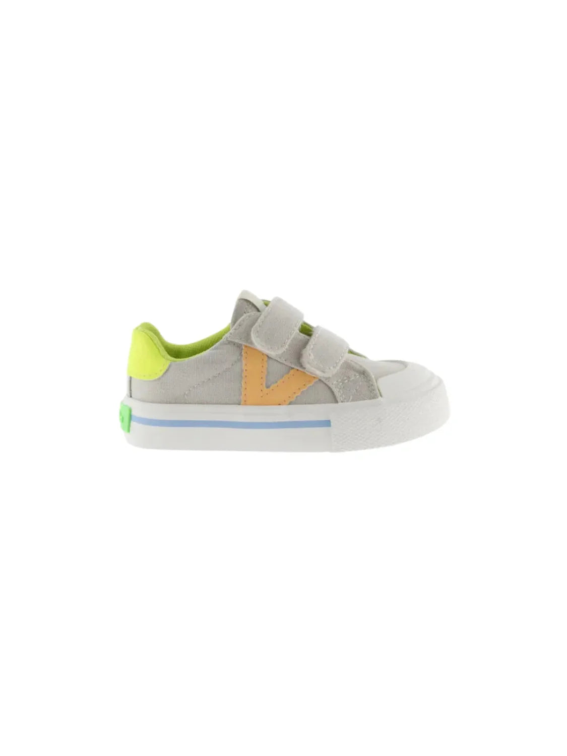 Zapatilla Victoria Tribu Tiras Lona Neón Beige | Bicos de Fío