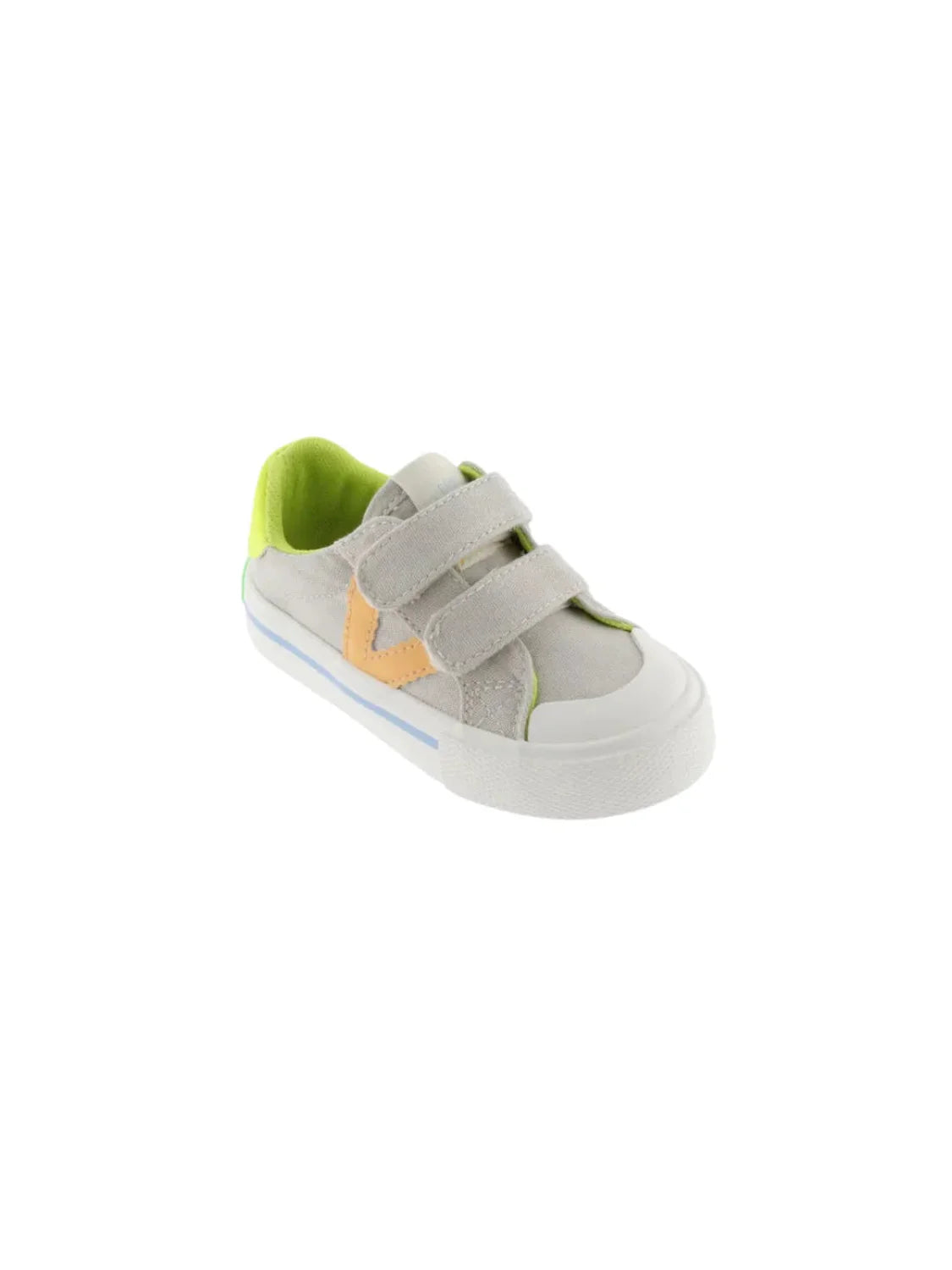 Zapatilla Victoria Tribu Tiras Lona Neón Beige | Bicos de Fío