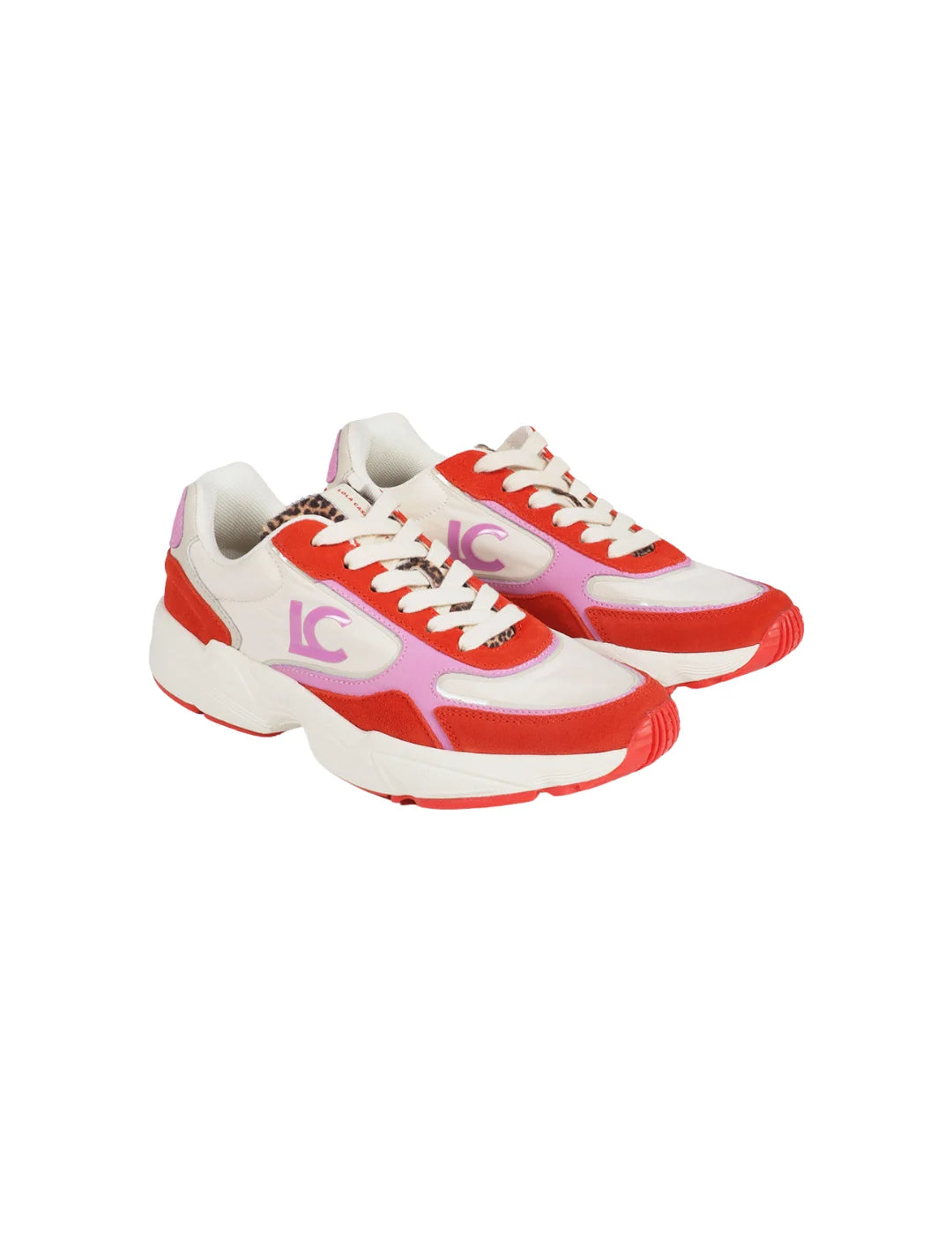 Zapatilla Tipo Running Lola Casademunt Rojo | Bicos de Fío