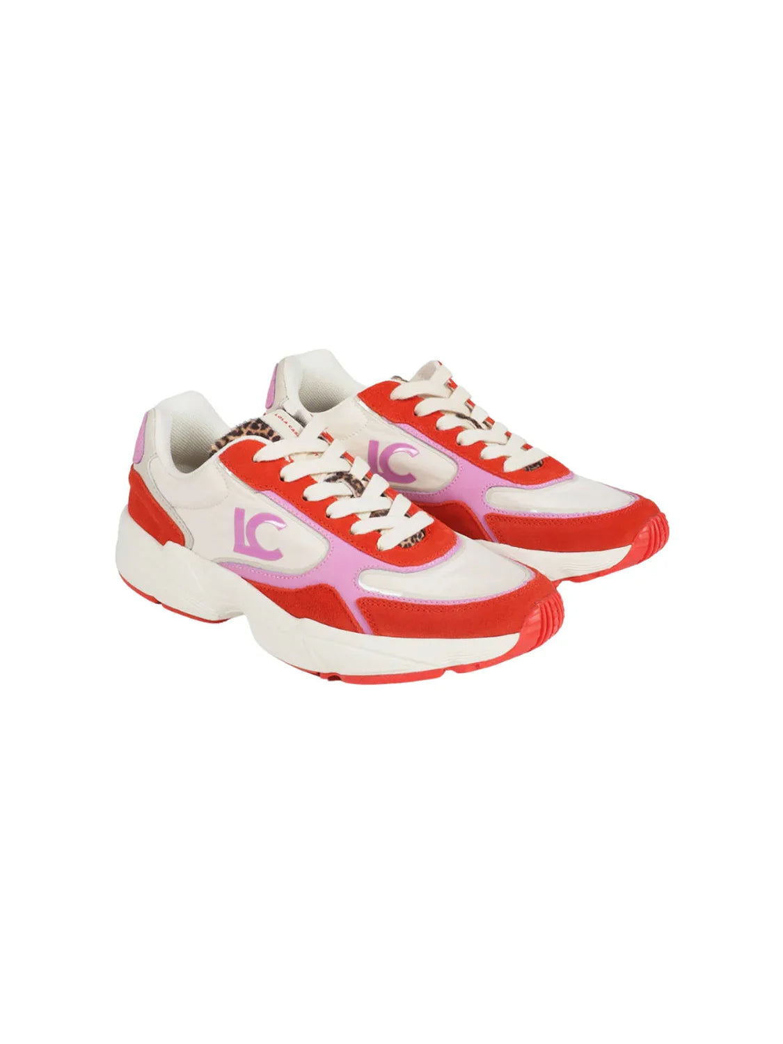 Zapatilla Tipo Running Lola Casademunt Rojo | Bicos de Fío