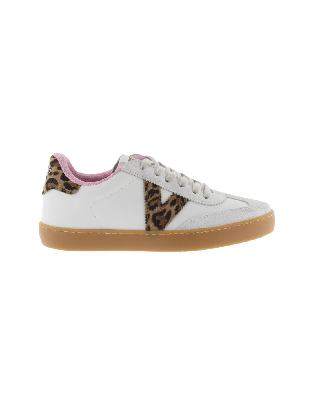 Zapatilla Victoria Berlin Blanco-Animal Print | Bicos de Fío