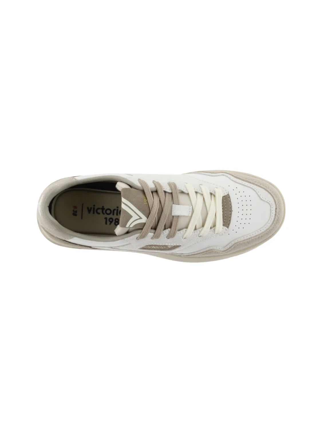 Zapatilla Victoria C80 Casual Crema | Bicos de Fío