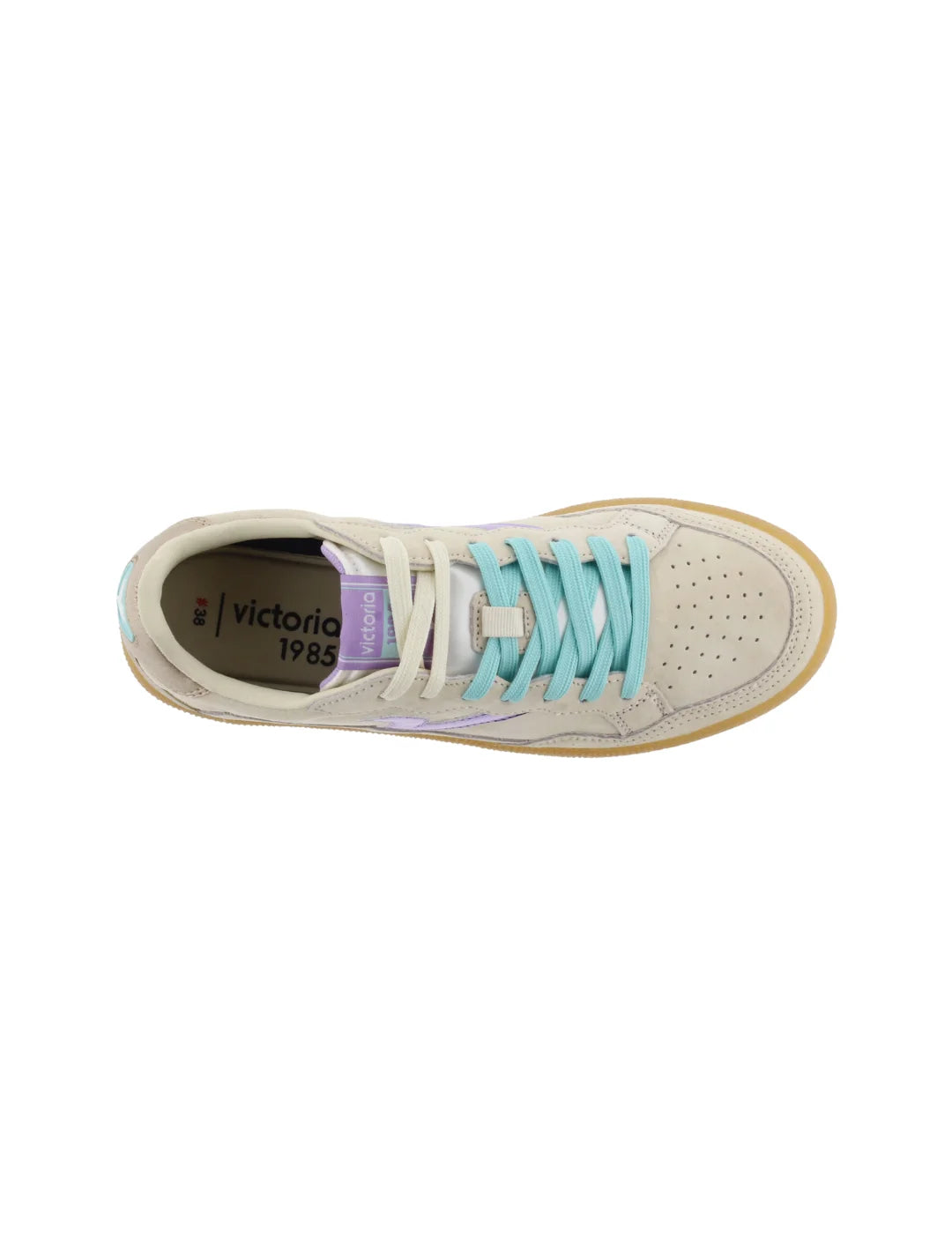 Zapatilla Victoria Smash Suede Beige | Bicos de Fío
