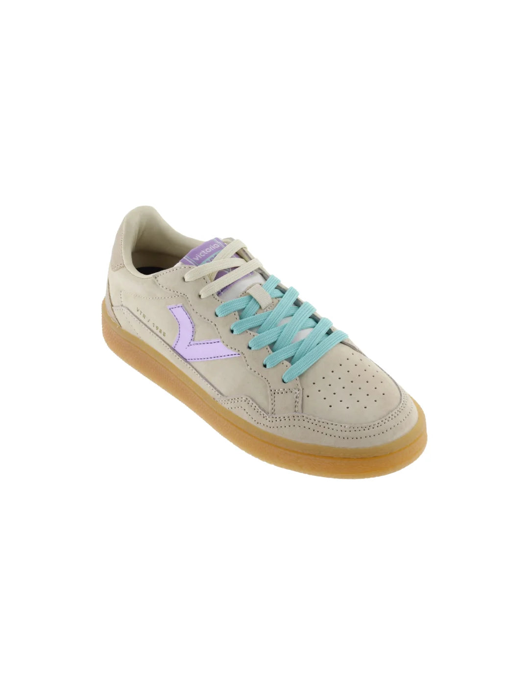 Zapatilla Victoria Smash Suede Beige | Bicos de Fío
