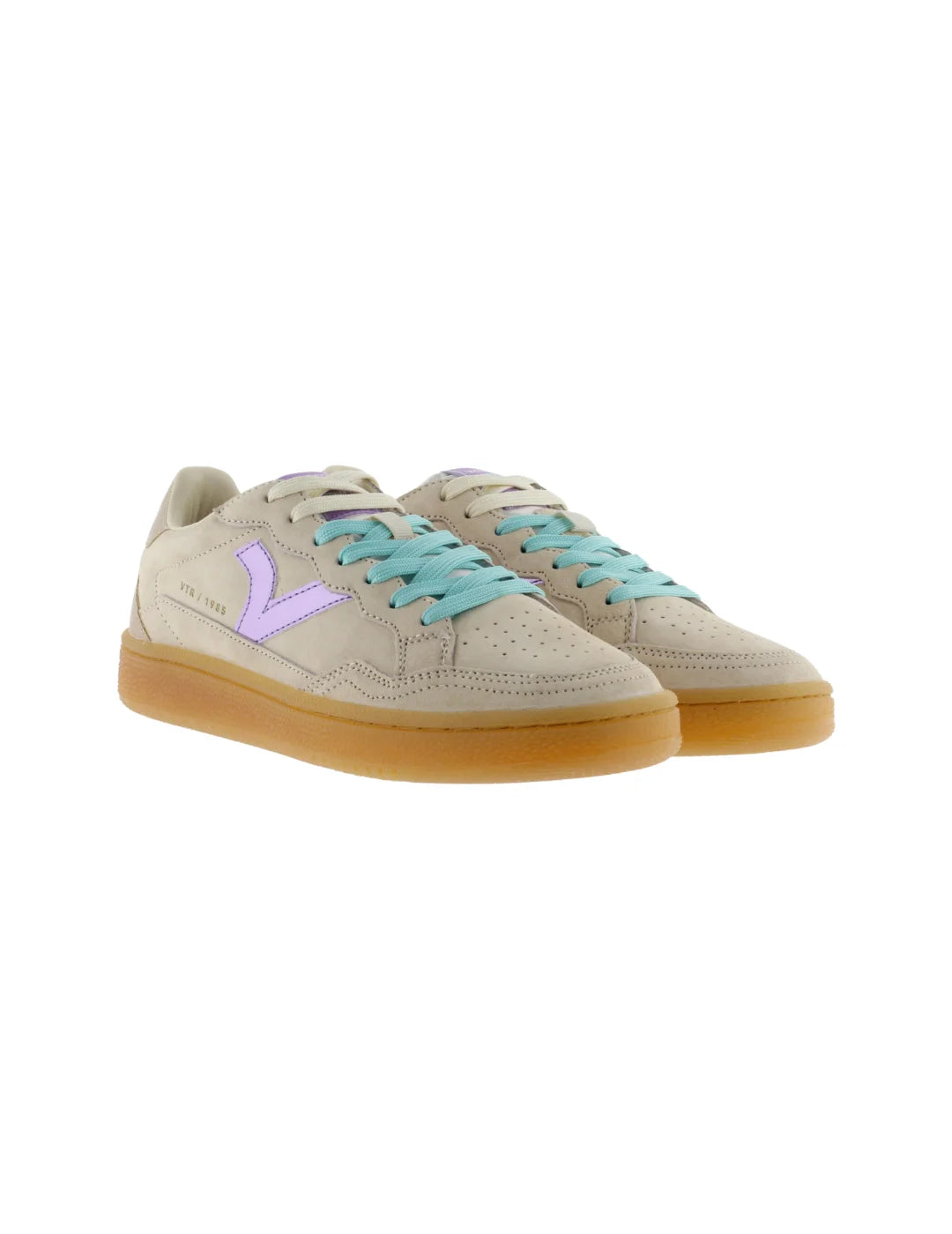 Zapatilla Victoria Smash Suede Beige | Bicos de Fío