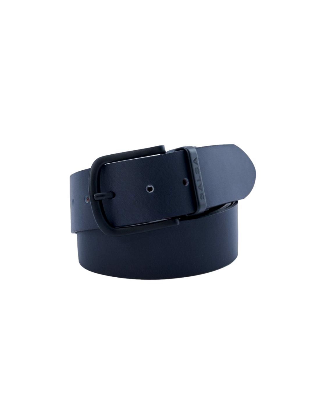 Cinturón de piel reversible Salsa Azul - Bicos de Fío