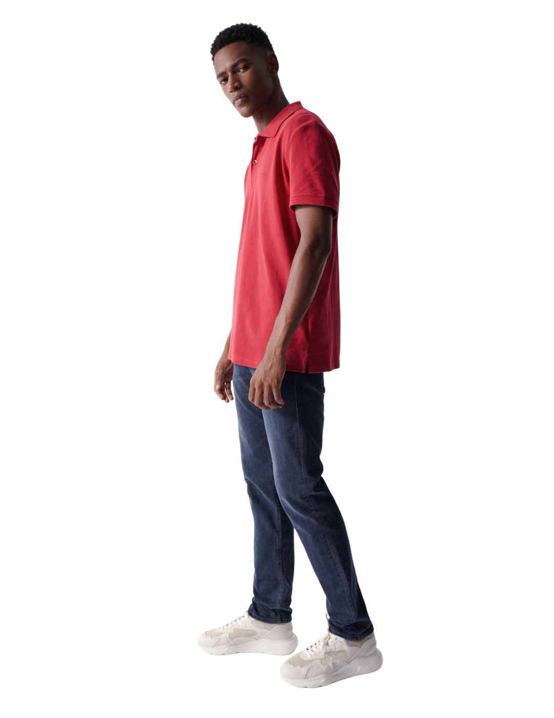Polo de manga corta Salsa Rojo - Bicos de Fío