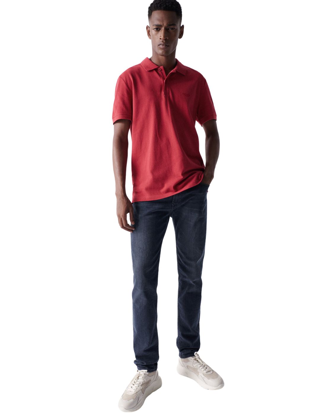 Polo de manga corta Salsa Rojo - Bicos de Fío