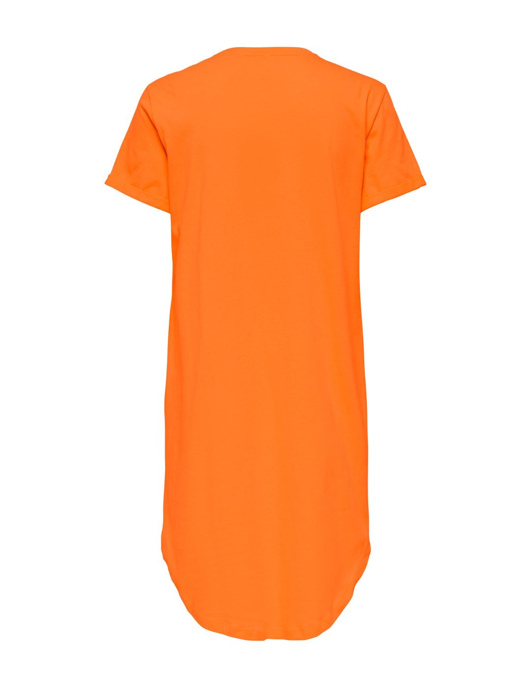 Vestido básico naranja Only May | Bicos de Fío