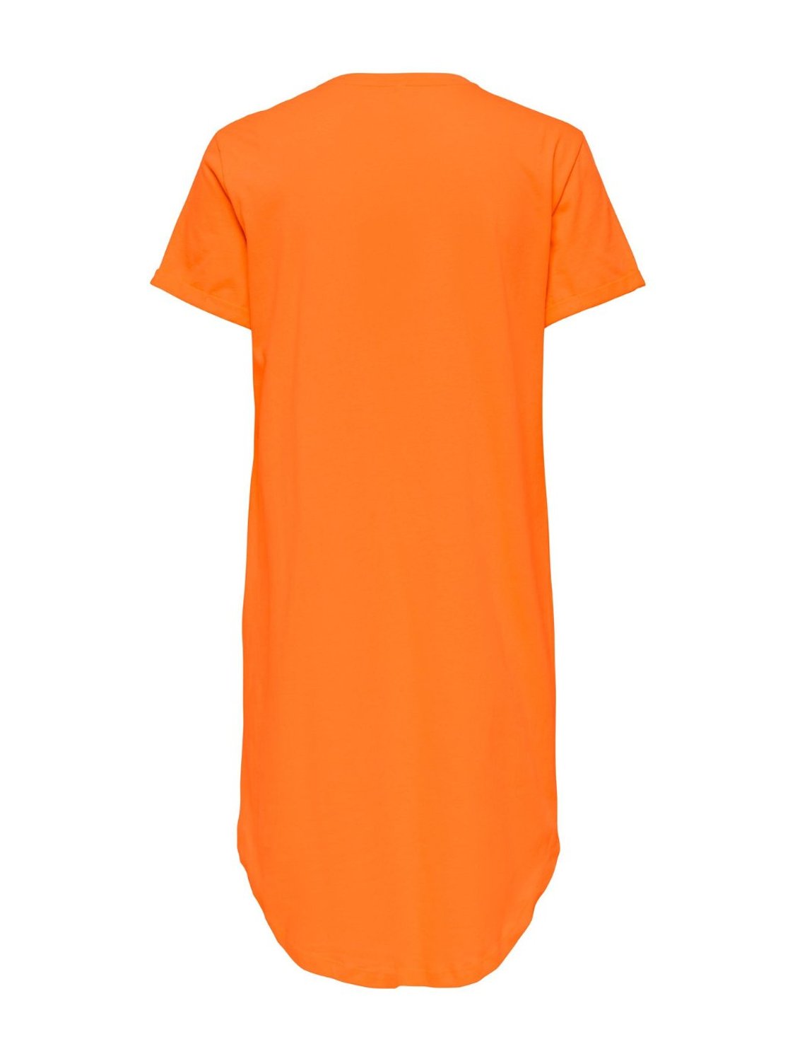 Vestido básico naranja Only May | Bicos de Fío
