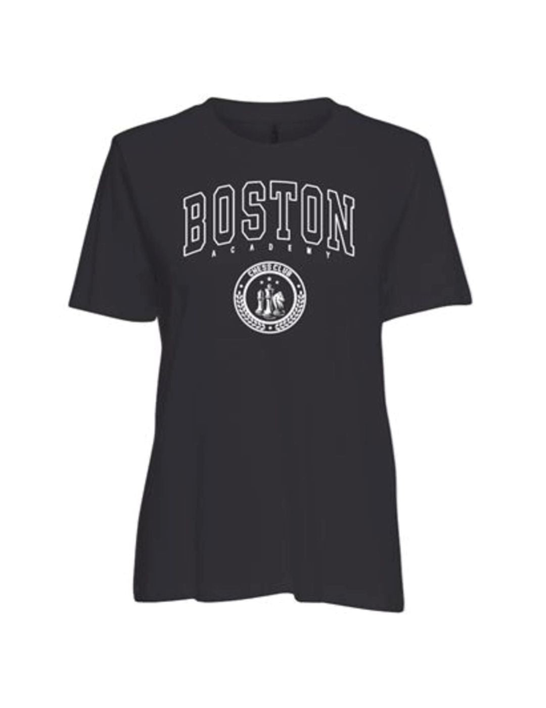 Camiseta universitaria para mujer Only Connie Boston Negro - Bicos de Fío