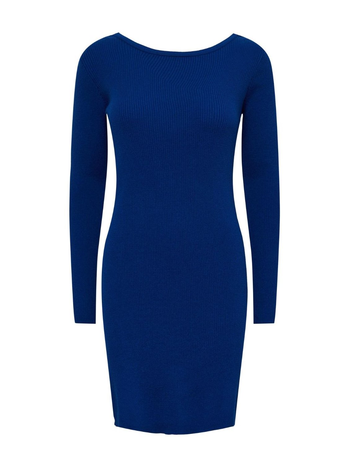 Vestido de punto con espalda abierta Pieces Pcnia Azul - Bicos de Fío