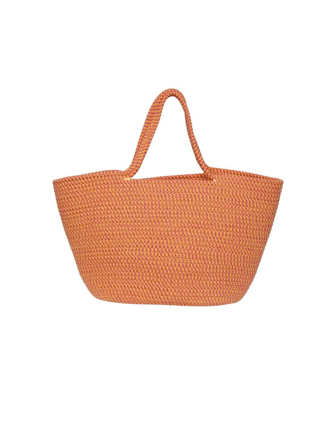 Bolso capazo naranja Pieces | Bicos de Fío