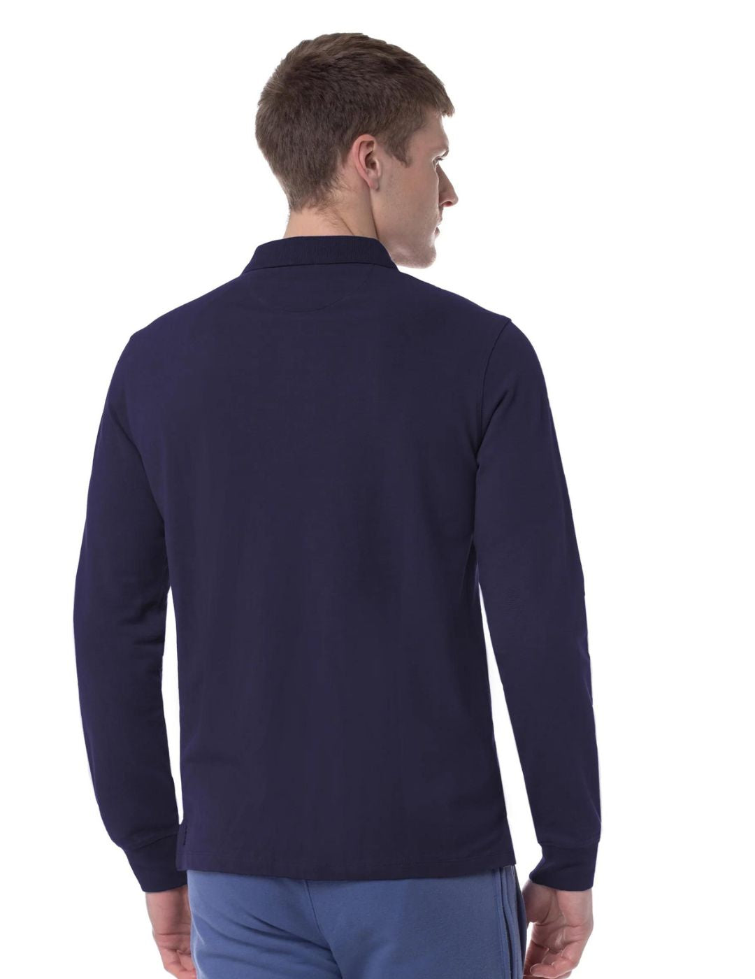 Polo de manga larga U.S Polo Assn Must Azul Marino - Bicos de Fío