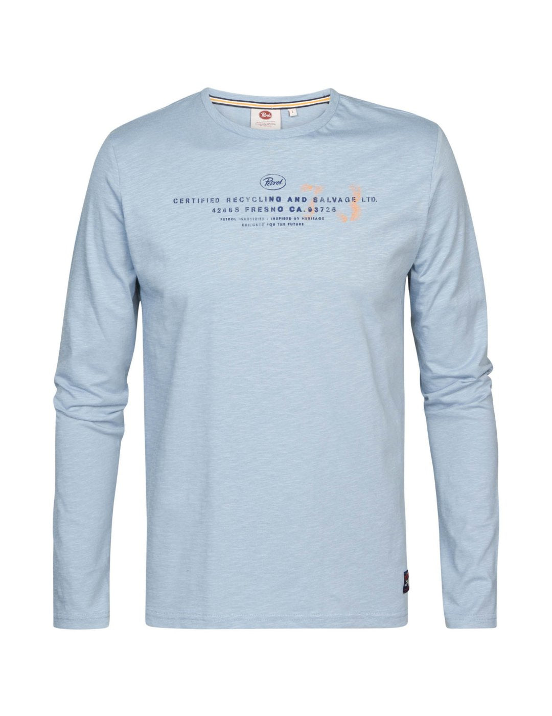 Camiseta de manga larga Petrol Industries Azul Cielo | Bicos de Fío