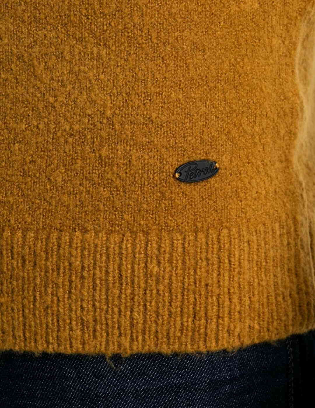 Jersey de punto Petrol Industries Amarillo Dorado - Bicos de Fío