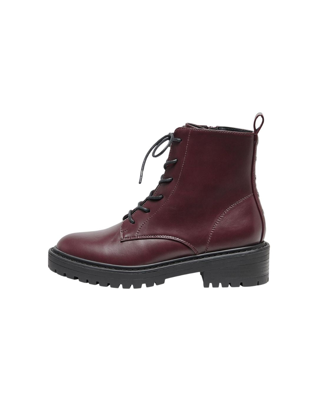 Bota Only Onlbold Burgundy - Bicos de Fío