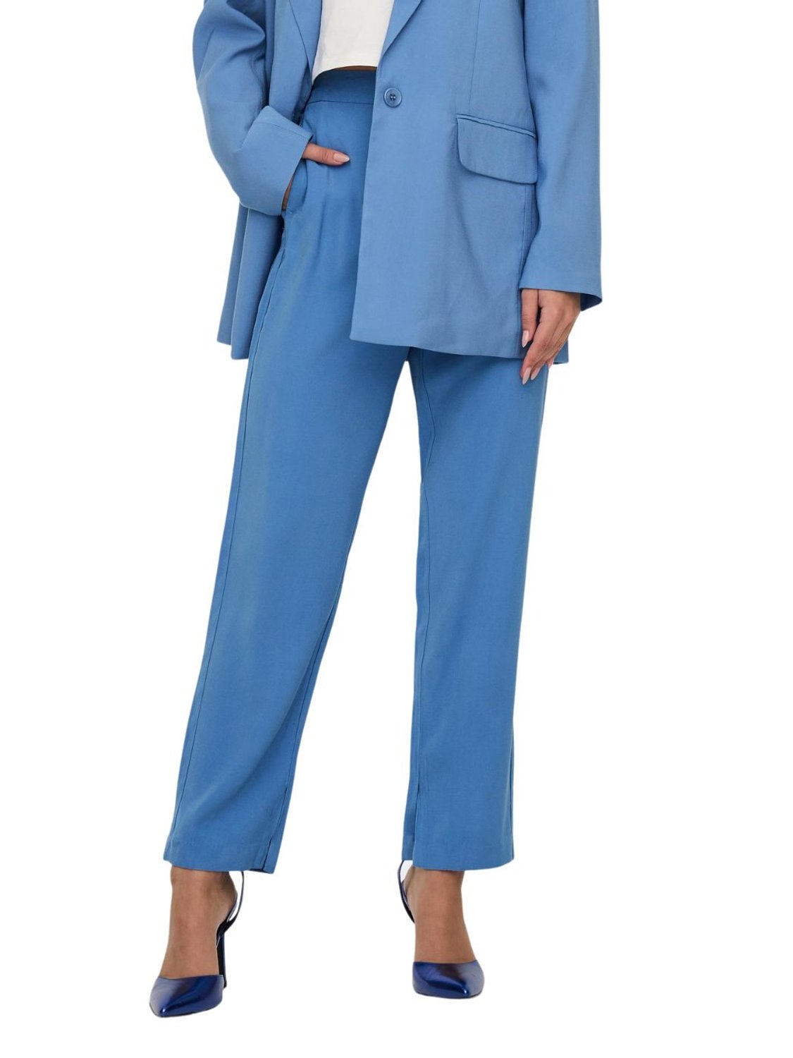 Pantalón recto de mujer Only - Bicos de Fío